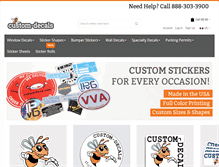 Tablet Screenshot of custom-decals.com
